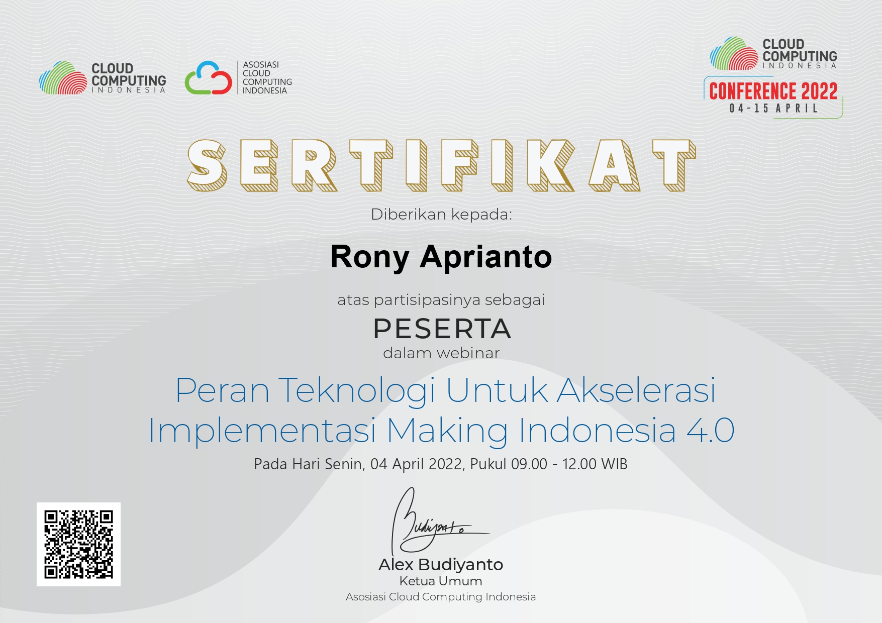 Peran Teknologi Untuk Akselerasi Implementasi Making Indonesia 4.0